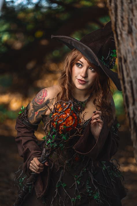 Forest witch cosplay